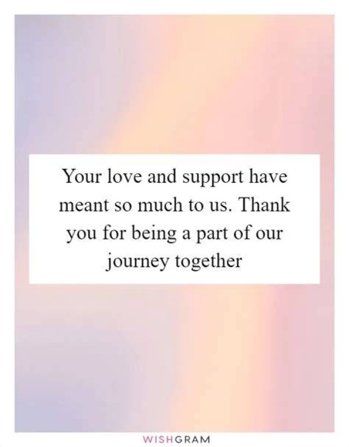 A Journey Of Love, Support,