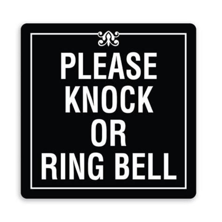 Buy Ring Bell or Knock Hard Do Not Leave Packages Unattended Delivery