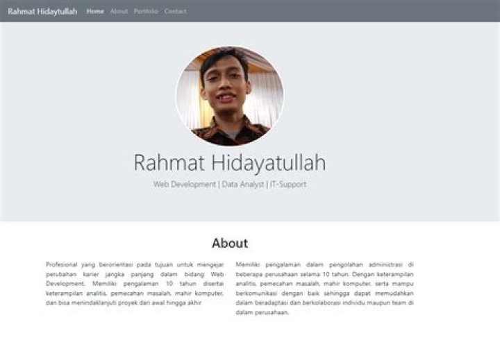 My Portfolio Rahmat Hidayatullah