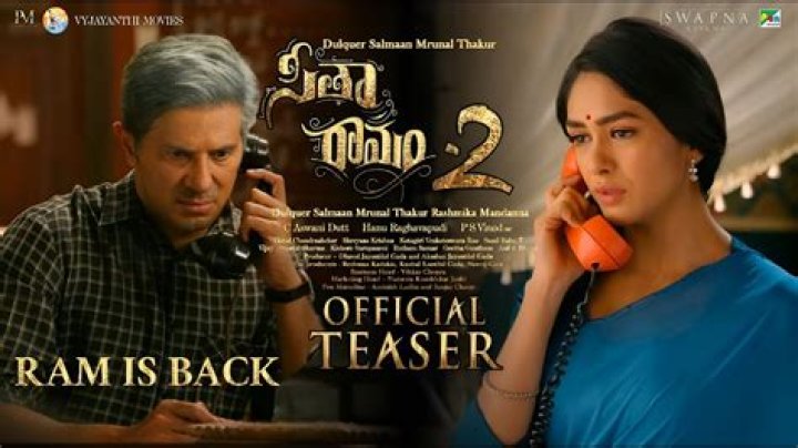 SITA RAMAM 2 Dulquer Salmaan, Mrunal Thakur Intro First Look Teaser