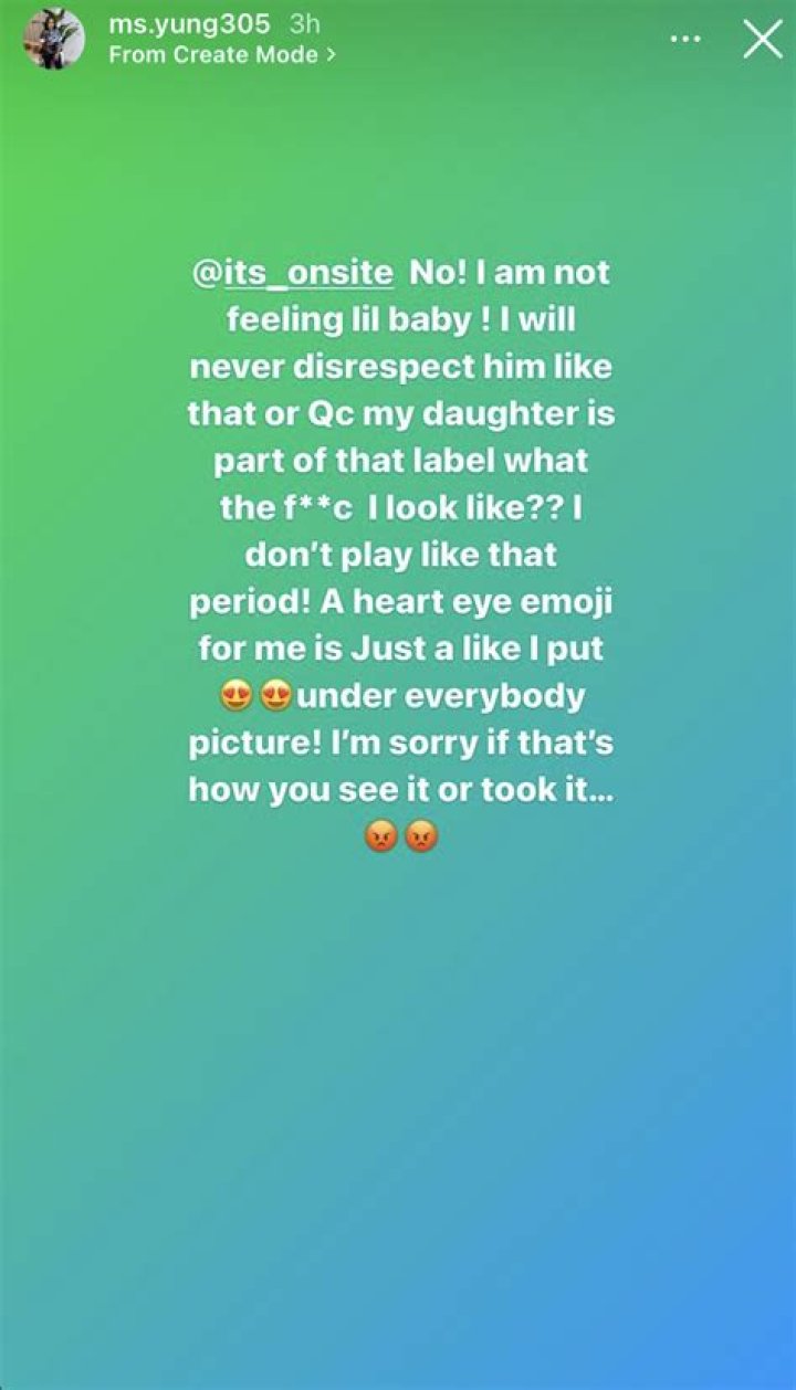 Update Yung Miami&rsquo;s Mom Says She's Not Dating Lil Baby After Leaving
